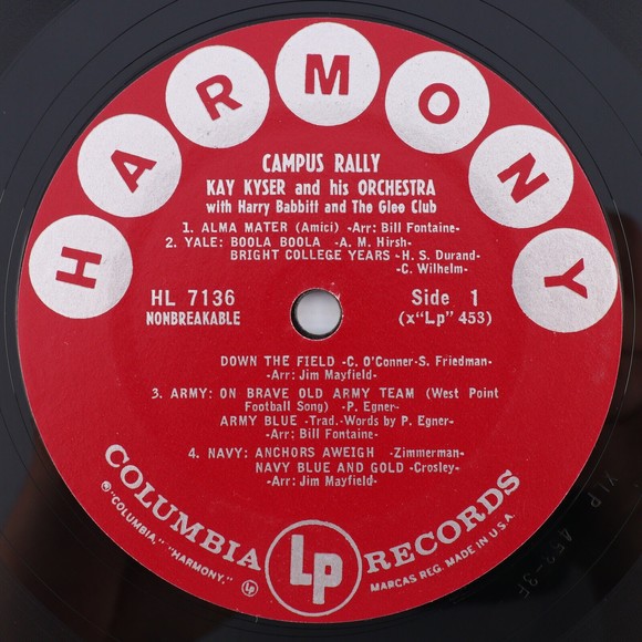 Kay Kyser & His Orchestra w/ Harry Babbitt The Glee Club Campus Rally LP Record - Picture 8 of 15